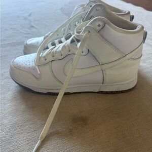 Nike White High-Top Athletic Shoes size 9